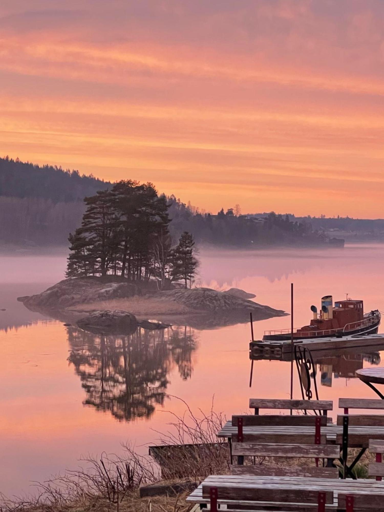 Hyttelaven Pa Furuholmen Sarpsborg Exterior foto